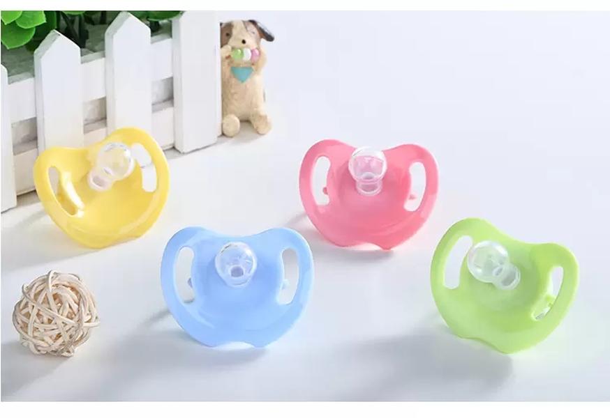 Newborn baby cartoon Pacifiers infant Food Grade Silicion Nipples Feeding Safe Girl Boy Gift