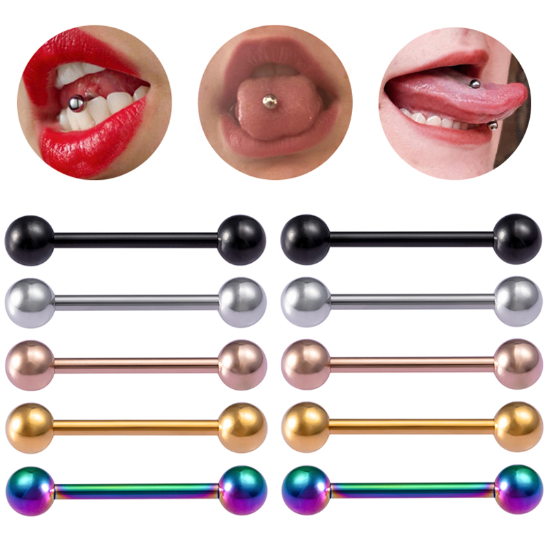 Industrial Barbell Plug Tongue Piercing Nipple Ring Bar Tragus Cartilage Helix Ear Stud Surgical Steel Women Body Jewelry
Industrial Barbell Plug Tongue Piercing Nipple Ring Bar Tragus Cartilage Helix Ear Stud Surgical Steel Women Body Jewelry