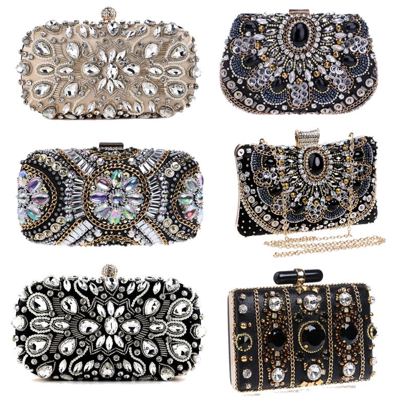 Evening Bags Women's Clutch Bag Party Purse Luxury Wedding For Bridal Exquisite Crystal Ladies Handbag Apricot Silver WalletEvening, Ym1142black
Evening Bags Women's Clutch Bag Party Purse Luxury Wedding For Bridal Exquisite Crystal Ladies Handbag Apricot Silver WalletEvening, Ym1142black