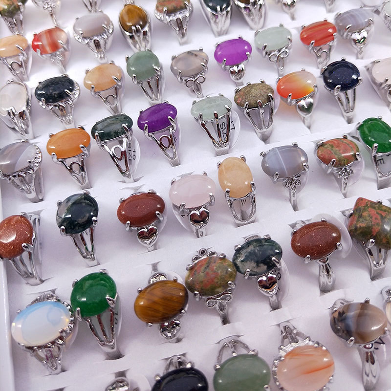 30 Pieces/lot Rainbow Natural Band Gem Stone Rings For Women Men Mix Bohemian Style Designs Couples Designer Jewelry Engagement Accessories Gift Wholesale
30 Pieces/lot Rainbow Natural Band Gem Stone Rings For Women Men Mix Bohemian Style Designs Couples Designer Jewelry Engagement Accessories Gift Wholesale