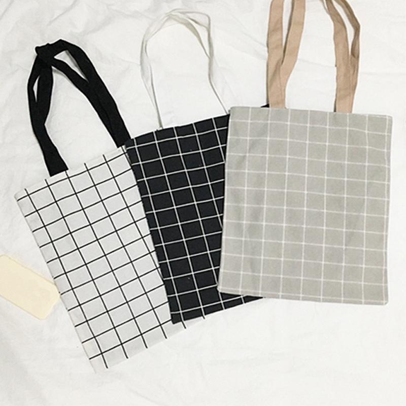 Shopping Bags 8PCS / LOT Women Bag Environmental Canvas Big Grid Reusable Tote Pouch Casual Folding Girls Simple, As pic
Shopping Bags 8PCS / LOT Women Bag Environmental Canvas Big Grid Reusable Tote Pouch Casual Folding Girls Simple, As pic