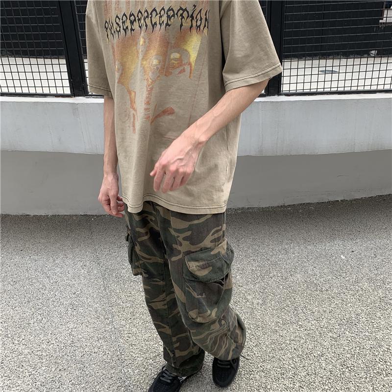 Men's T-Shirts Falseperception Vintage Band Tees Reverse Stitch Tie-dye Make Old Destruction Short-sleeved T-shirtMen's
Men's T-Shirts Falseperception Vintage Band Tees Reverse Stitch Tie-dye Make Old Destruction Short-sleeved T-shirtMen's