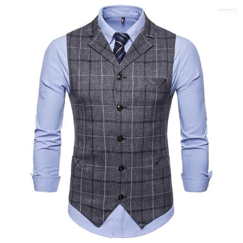 Men's Vests Mens Wedding Waistcoat Striped Plaid Formal Blazer Casual Single Breasted V-neck -4XL Male Suit Vest Chalecos Para Hombre Stra2, Brown
Men's Vests Mens Wedding Waistcoat Striped Plaid Formal Blazer Casual Single Breasted V-neck -4XL Male Suit Vest Chalecos Para Hombre Stra2, Brown