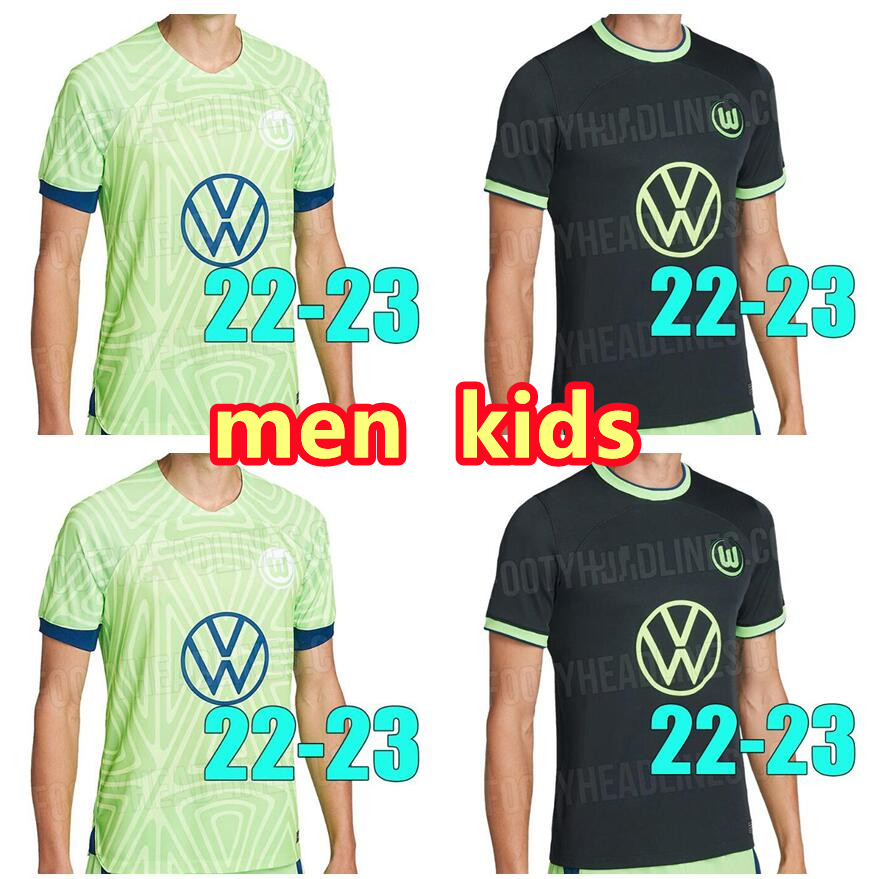 22 23 VfL Wolfsburg soccer jersey WEGHORST ARNOLD MBABU STEFFEN 2022 2023 BREKALO Home away Football Shirt MEHMEDI GUILAVOGUI XAVER Jerseys, Black
22 23 VfL Wolfsburg soccer jersey WEGHORST ARNOLD MBABU STEFFEN 2022 2023 BREKALO Home away Football Shirt MEHMEDI GUILAVOGUI XAVER Jerseys, Black