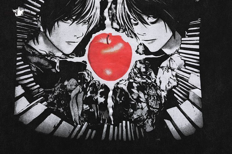 Anime Death Note Printed T Shirt Men Retro Washed 100% Cotton Tops Tees Harajuku Tshirt Streetwear Hip Hop Male T-shirts 220708