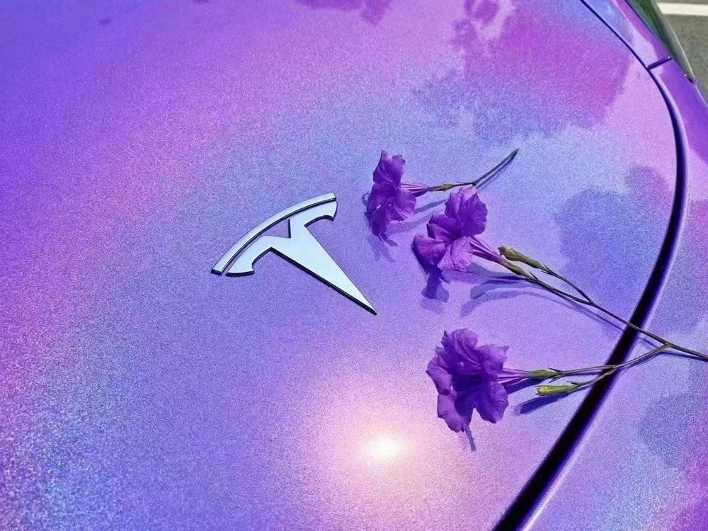 Premium Purple Laser Psychedelic Gloss Flip Vinyl For Whole Car wrap With Air bubble Free vehicle Wrapping Covering Foil Sticker 1.52x20m 5x65ft