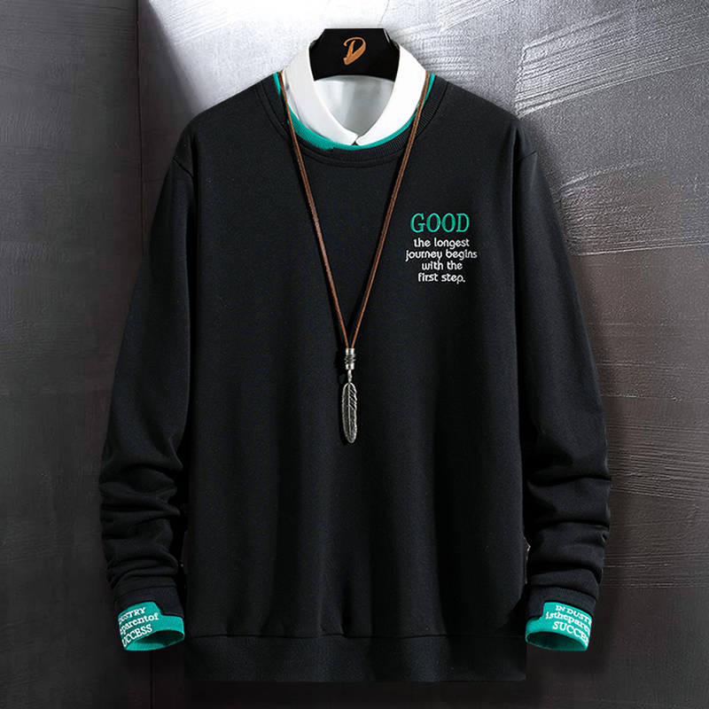 Long Sleeve Sweatshirt Men Autumn Clothes Men Fashion Clothing Streetwear Hip Hop Crew Sweatshirt Streetwear Men Tops 220816