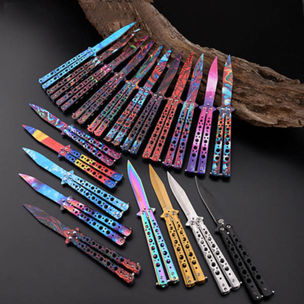 Manufacturer's Hunting Knives stainless steel novice training without cutting edge practice folding knife throwing knife folding knife
Manufacturer's Hunting Knives stainless steel novice training without cutting edge practice folding knife throwing knife folding knife