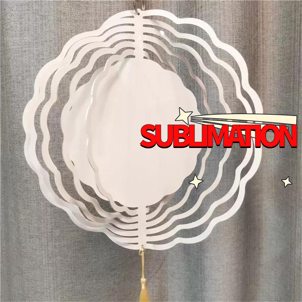 10 INCH Blank Sublimation Wind Spinner Sublimat Metal Painting Metal Ornament Double Sides Sublimated Blanks DIY Christmas Party Gifts Halloween Decoration
10 INCH Blank Sublimation Wind Spinner Sublimat Metal Painting Metal Ornament Double Sides Sublimated Blanks DIY Christmas Party Gifts Halloween Decoration