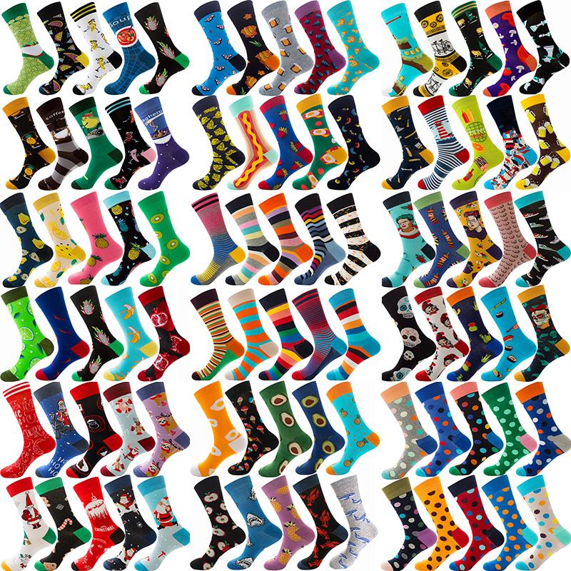 Men's Socks 10 Pairs/Pack Crew Funny Happy Men Christmas Rhombus Colorful Combed Cotton Casual Fashion Autumn Big Size, 6 pairs-4
Men's Socks 10 Pairs/Pack Crew Funny Happy Men Christmas Rhombus Colorful Combed Cotton Casual Fashion Autumn Big Size, 6 pairs-4