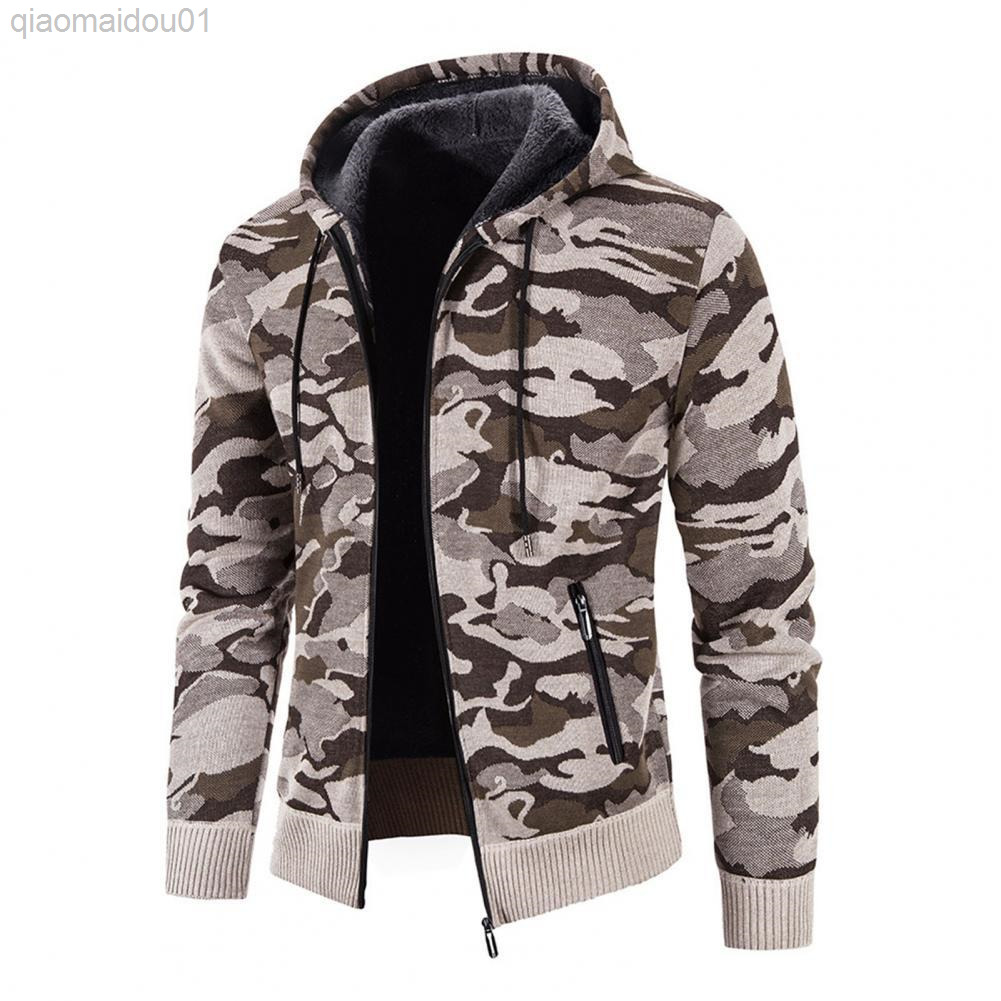 Jacket Hood Men Camouflage Warm Thick Pockets Vest Zipper Male Overcoat Winter Outerwear L220726, Beige
Jacket Hood Men Camouflage Warm Thick Pockets Vest Zipper Male Overcoat Winter Outerwear L220726, Beige