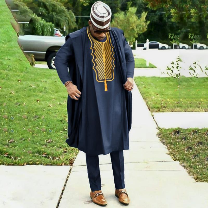 Ethnic Clothing H& Dafrican Clothes For Men Traditional Agbada Boubou Shirt Pants Set Embroidery Dashiki 2022 Eid Mubarak Ramadan
Ethnic Clothing H& Dafrican Clothes For Men Traditional Agbada Boubou Shirt Pants Set Embroidery Dashiki 2022 Eid Mubarak Ramadan