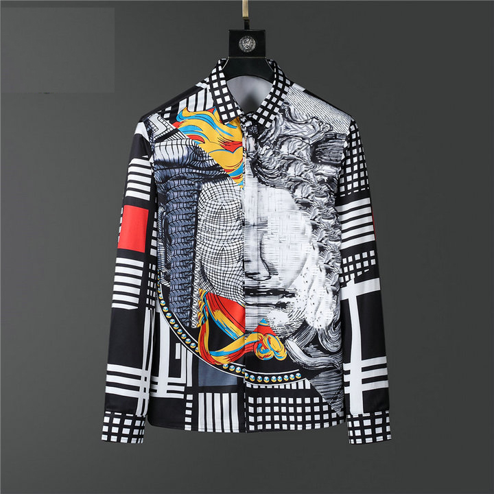 2022 Luxury Designer Fashion Men's Shirts Long Sleeve Print Silky Business Casual Brand Spring Slim Fit Shirts M-3XL#02, Multi
2022 Luxury Designer Fashion Men's Shirts Long Sleeve Print Silky Business Casual Brand Spring Slim Fit Shirts M-3XL#02, Multi