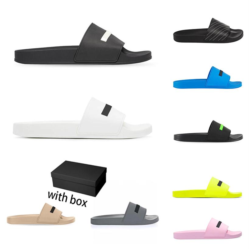 men women designer Sandals summer pool slides Black Green White Cool Grey Beige Blue soft Pink Yellow Rubber slippers Paris shoes 3015
men women designer Sandals summer pool slides Black Green White Cool Grey Beige Blue soft Pink Yellow Rubber slippers Paris shoes 3015