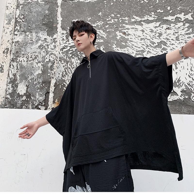 Men' T-Shirts Summer Dark Korean Men' Oversize Bat Sleeve T-shirt Hairstylist Youth Short FashionMen' Mild22, Black
Men' T-Shirts Summer Dark Korean Men' Oversize Bat Sleeve T-shirt Hairstylist Youth Short FashionMen' Mild22, Black