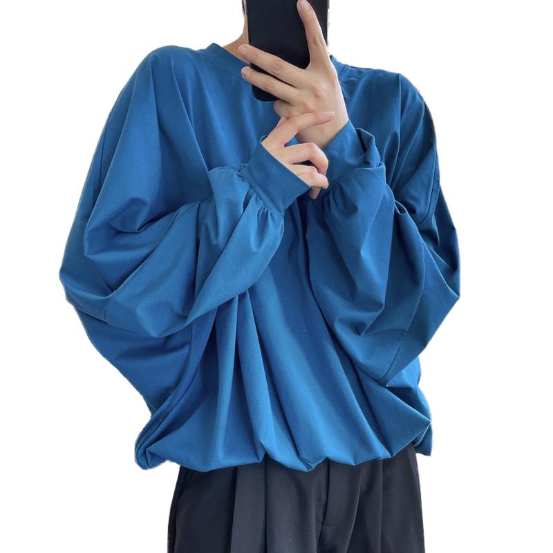 Women's T-Shirt Autumn Trend T-Shirts Oversized Solid Bottoming Long Sleeve Wild Korean Minimalist Style TopsWomen's, Blue
Women's T-Shirt Autumn Trend T-Shirts Oversized Solid Bottoming Long Sleeve Wild Korean Minimalist Style TopsWomen's, Blue