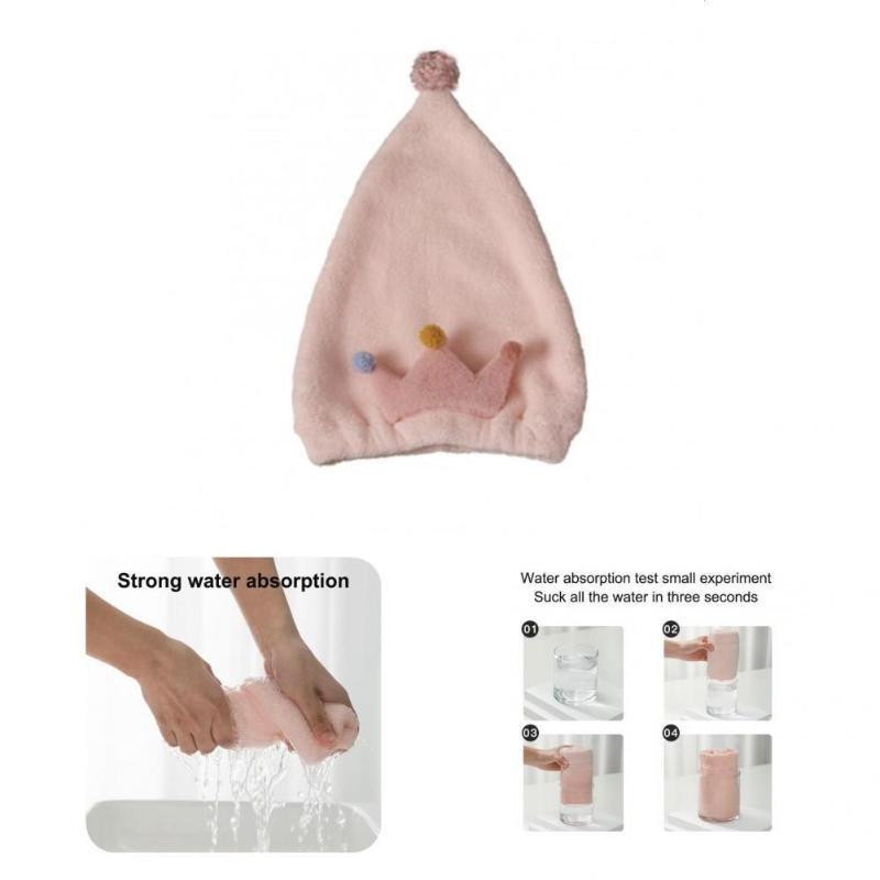 Bandanas Dry Hair Cap No Shedding Practical Wear Resistant Coral Fleece Crown Princess Shower
Bandanas Dry Hair Cap No Shedding Practical Wear Resistant Coral Fleece Crown Princess Shower