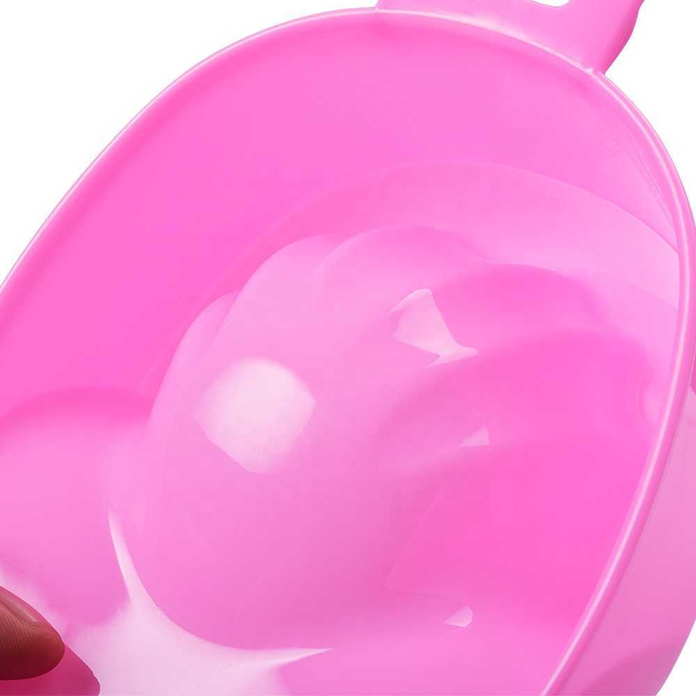 Portable Manicure Plastic Nail Polish Remover Bowl New Arrival Nail Art Soak Bowl Off Hand Spa Bath Soaker Treatment Nail Tools