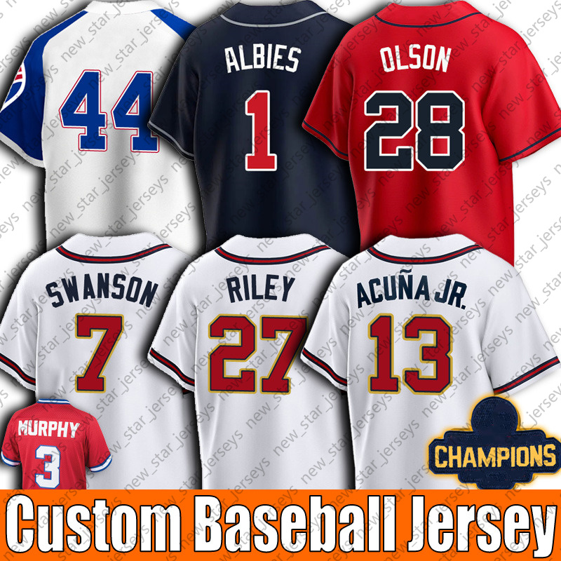 Atlanta 13 Ronald Acuna Jr Jersey Baseball Braves Matt Olson Ozzie Albies Dansby Swanson Jerseys Max Fried Austin Riley Duvall Charlie Morton Eddie Rosario, +patch custom jersey (ys)
Atlanta 13 Ronald Acuna Jr Jersey Baseball Braves Matt Olson Ozzie Albies Dansby Swanson Jerseys Max Fried Austin Riley Duvall Charlie Morton Eddie Rosario, +patch custom jersey (ys)