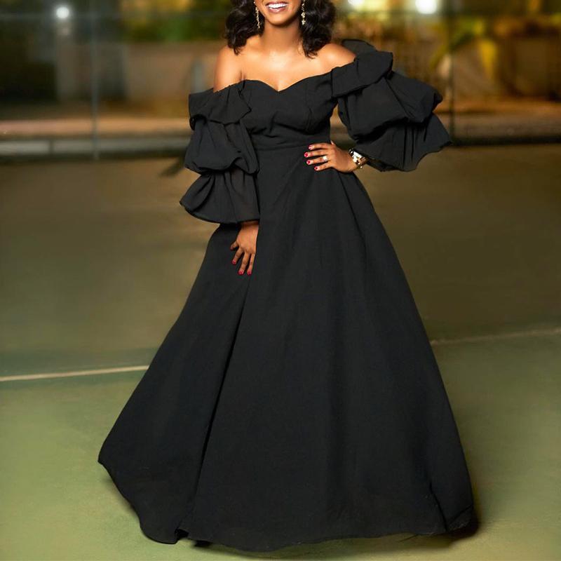 Casual Dresses VONDA 2022 Solid Maxi Long Dress Women Sleeve A-Line Vestidos Party Robe Oversized Female High Waist Beach Sundress, Black
Casual Dresses VONDA 2022 Solid Maxi Long Dress Women Sleeve A-Line Vestidos Party Robe Oversized Female High Waist Beach Sundress, Black