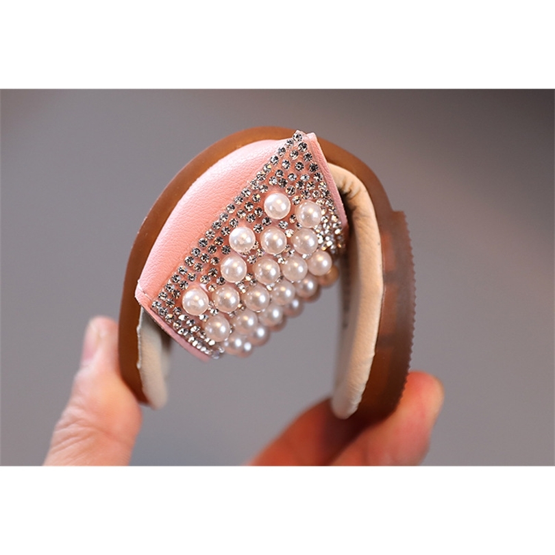 Princess Girls Slippers Summer Kids Sandals Slides Beach Swimming Bath for Children Bling Pearls Beading Soft Chic 220525 z25070879PG