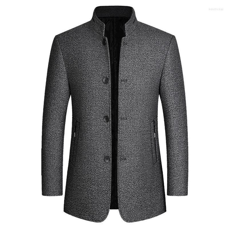 Men's Wool & Blends 2022 Stand Collar Cotton Filler Mens Winter Jackets And Coats Kend22, Brown
Men's Wool & Blends 2022 Stand Collar Cotton Filler Mens Winter Jackets And Coats Kend22, Brown