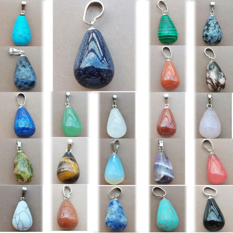 Pendant Necklaces Blue Sand Crystal Malachite Aventurine Unakite Lapis Lazuli Tiger Eye Opal Howlite Carnelian Goldstone Drop Bead WB957
Pendant Necklaces Blue Sand Crystal Malachite Aventurine Unakite Lapis Lazuli Tiger Eye Opal Howlite Carnelian Goldstone Drop Bead WB957