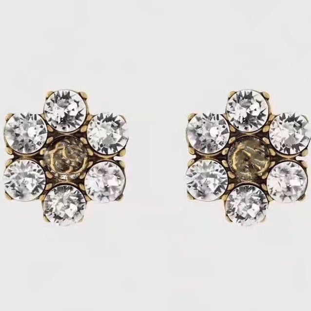 Stud Charm 18K gold plated 925 silver luxury designer alphabet geometric Women's round crystal rhinestone pearl DGearrings wedding party jewelry-7
Stud Charm 18K gold plated 925 silver luxury designer alphabet geometric Women's round crystal rhinestone pearl DGearrings wedding party jewelry-7