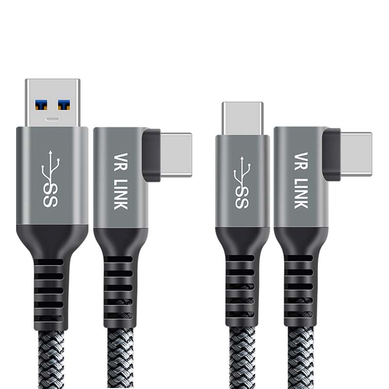 5M 6M 7M for Oculus Quest 2 Link Cable VR USB 3.2 Gen 1 Data Transfer Charging Cable Type-C To USB-A Cord Nylon Braided Wire Quest2 Accessorie
5M 6M 7M for Oculus Quest 2 Link Cable VR USB 3.2 Gen 1 Data Transfer Charging Cable Type-C To USB-A Cord Nylon Braided Wire Quest2 Accessorie