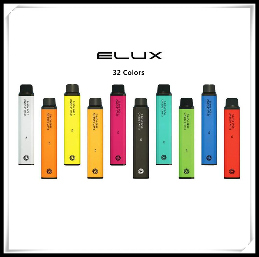 Elux Legend Newest Disposable E cigarettes 3500Puffs Vape Pen 1000mAh Battery Vaporizer Stick Vapor Kit 2% 10ml Pre Filled Cartridge Device
Elux Legend Newest Disposable E cigarettes 3500Puffs Vape Pen 1000mAh Battery Vaporizer Stick Vapor Kit 2% 10ml Pre Filled Cartridge Device