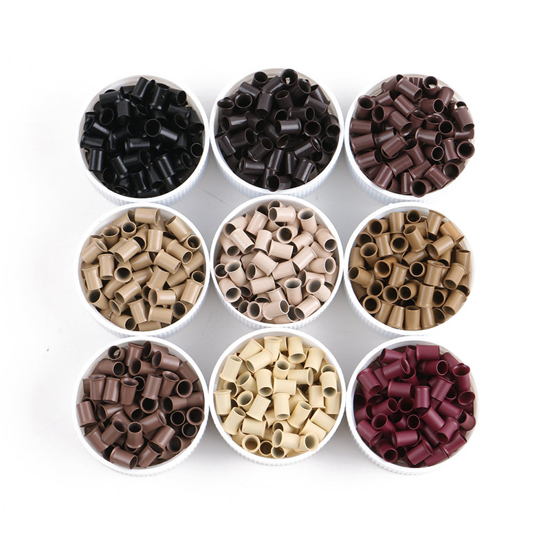 1000pcs/Bottle Copper Flare Micro Beads Micro Ring Link Tubes I Tip Hair Extensions Tools 8colors
1000pcs/Bottle Copper Flare Micro Beads Micro Ring Link Tubes I Tip Hair Extensions Tools 8colors