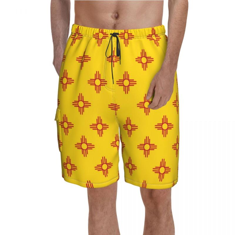 Men' Shorts Zia Sun Symbol Board Mexico State Flag Red Beach High Quality Men Pattern Design Swimming Trunks Big Size 2XLMen, 10
Men' Shorts Zia Sun Symbol Board Mexico State Flag Red Beach High Quality Men Pattern Design Swimming Trunks Big Size 2XLMen, 10