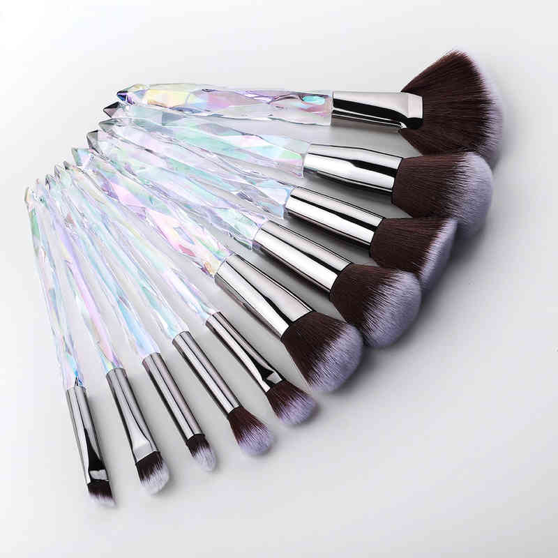 NXY Makeup Brush 13 10 5pcs Crystal es Set Powder Foundation Fan Eye Shadow Eyebrow Professional Blush Tools 0406
NXY Makeup Brush 13 10 5pcs Crystal es Set Powder Foundation Fan Eye Shadow Eyebrow Professional Blush Tools 0406