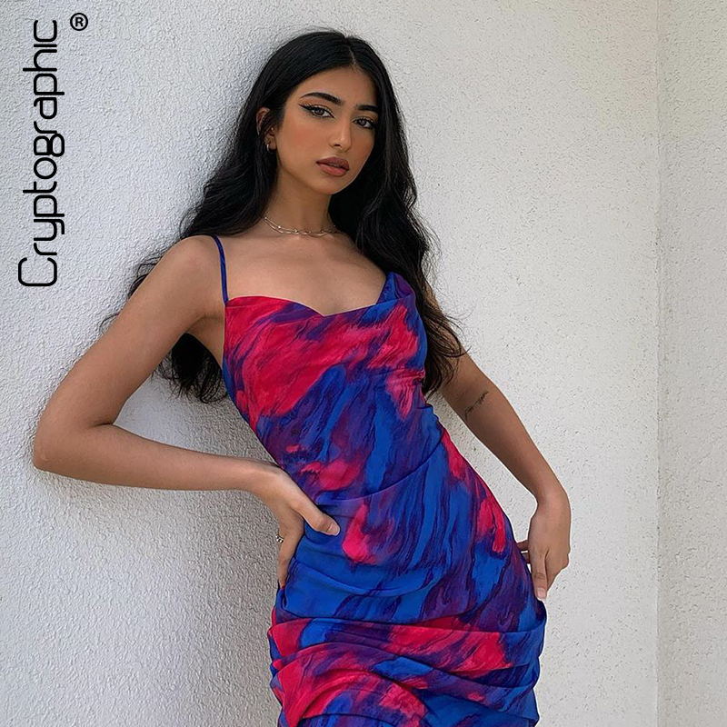 Fashion Print Sleeveless Spaghetti Strap Midi Dress Party Night Club Gown Backless Sundress Elegant Beachwear, Blue
Fashion Print Sleeveless Spaghetti Strap Midi Dress Party Night Club Gown Backless Sundress Elegant Beachwear, Blue