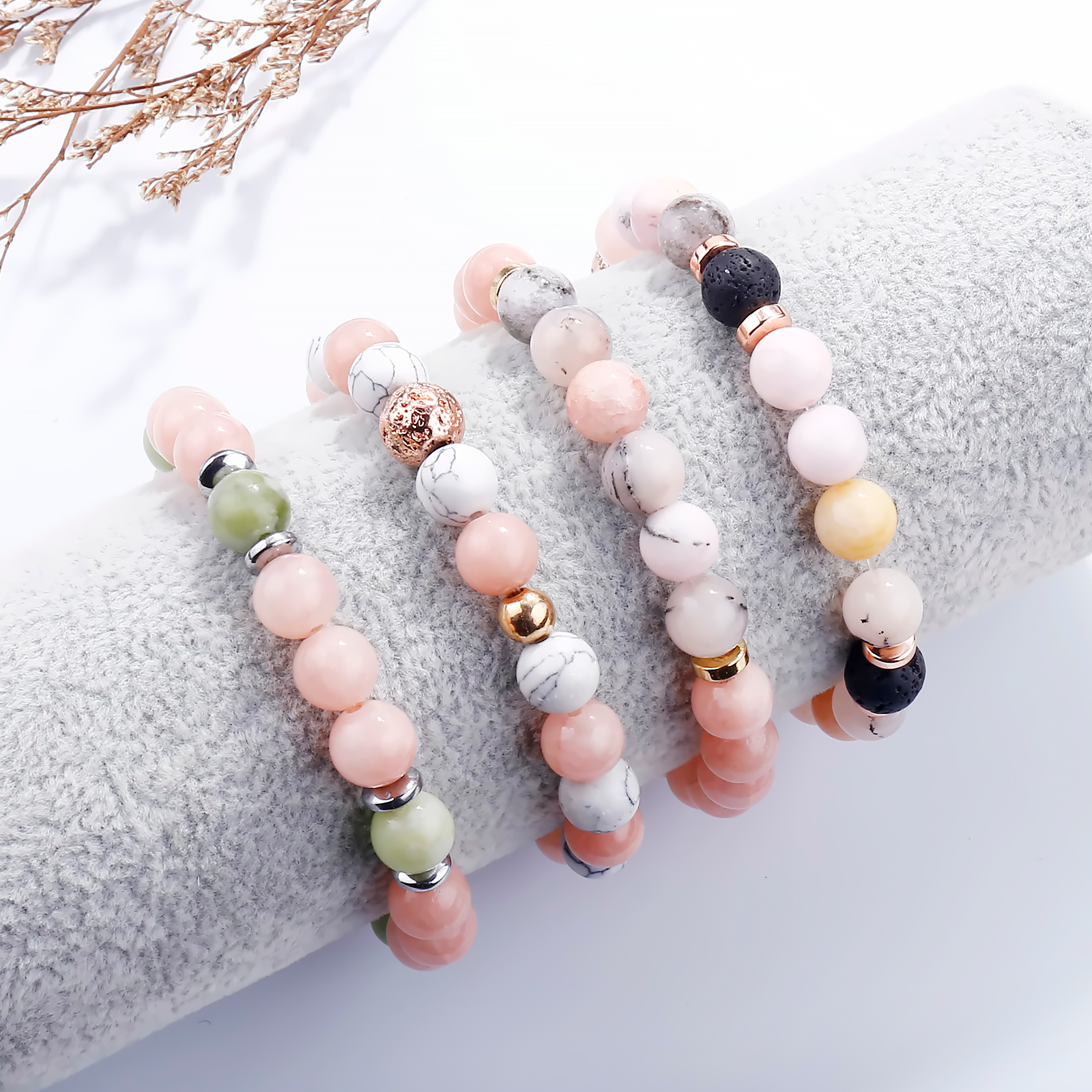 Bead Chain Bracelet Natural Stone Charm Onyx Beaded Couple Distance Bracelets for Women Men Friend Gift Stretch Jewelry
Bead Chain Bracelet Natural Stone Charm Onyx Beaded Couple Distance Bracelets for Women Men Friend Gift Stretch Jewelry