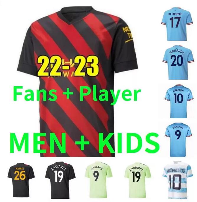 fans player version HAALAND ALVAREZ soccer jersey 22 23 DE BRUYNE MANS CITIES GREALISH BERNARDO MAHREZ RODRIGO foden 2022 2023 football shirt uniforms men kids kit, Retro
fans player version HAALAND ALVAREZ soccer jersey 22 23 DE BRUYNE MANS CITIES GREALISH BERNARDO MAHREZ RODRIGO foden 2022 2023 football shirt uniforms men kids kit, Retro
