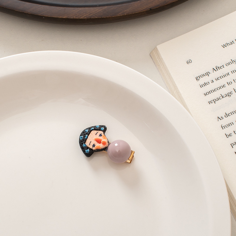 S2889 Fashion Jewelry Cute Funny Little Hair Clip Cartoon Mini Character Duck Beak Clip Women Girl Hair Accessories