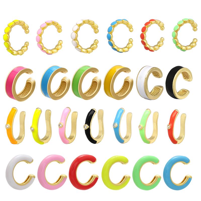 Clip-on & Screw Back Single One Ear Cuff Neon Green Yellow Bright Fluorescent Jewelry Geometric Round U Clip On Earrings No Piercing Earcuff
Clip-on & Screw Back Single One Ear Cuff Neon Green Yellow Bright Fluorescent Jewelry Geometric Round U Clip On Earrings No Piercing Earcuff