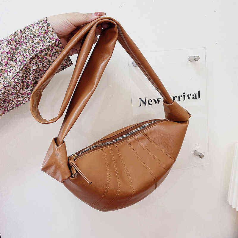 Fanny Packs Soft Leather Lady Waist Bag Fashion Trend Lady Shoulder Crossbody Chest Bags High Quality Ladies Croissant Bag Summer Women Bags 220613, Black
Fanny Packs Soft Leather Lady Waist Bag Fashion Trend Lady Shoulder Crossbody Chest Bags High Quality Ladies Croissant Bag Summer Women Bags 220613, Black