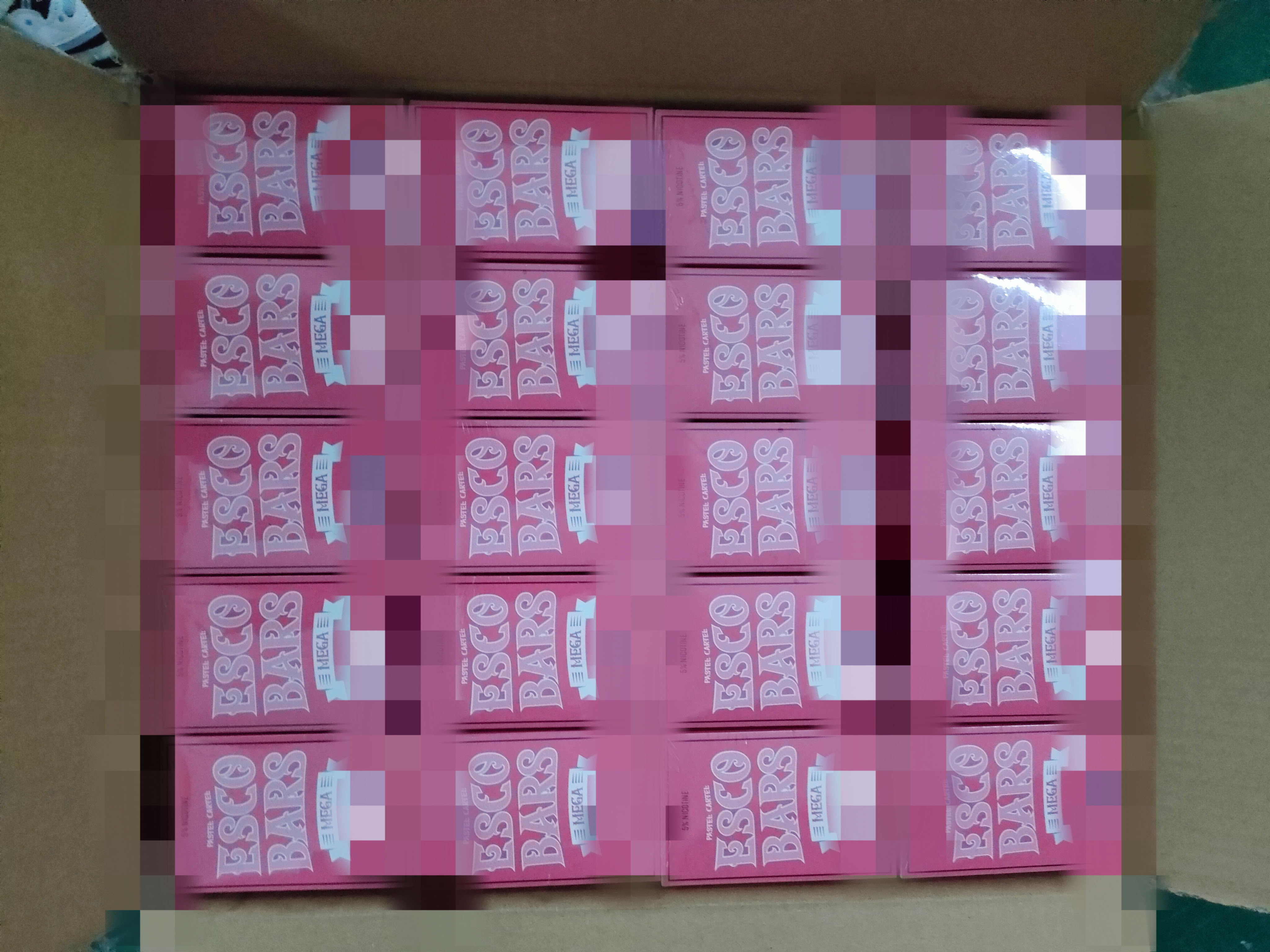 Esco Bars Mega Disposable cigarettes 5000 Puffs Vape Pen 600mAh Rechargeable Battery 10ml Pre-filled Vapor Mesh Coil Cartridge Device
Esco Bars Mega Disposable cigarettes 5000 Puffs Vape Pen 600mAh Rechargeable Battery 10ml Pre-filled Vapor Mesh Coil Cartridge Device
