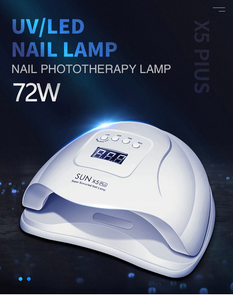 Nail Dryer Nails Lamp UV or Curing All Gel Nails Polish With Motion Sensing Manicure Pedicure Salon Beauty Tool Wholesale
