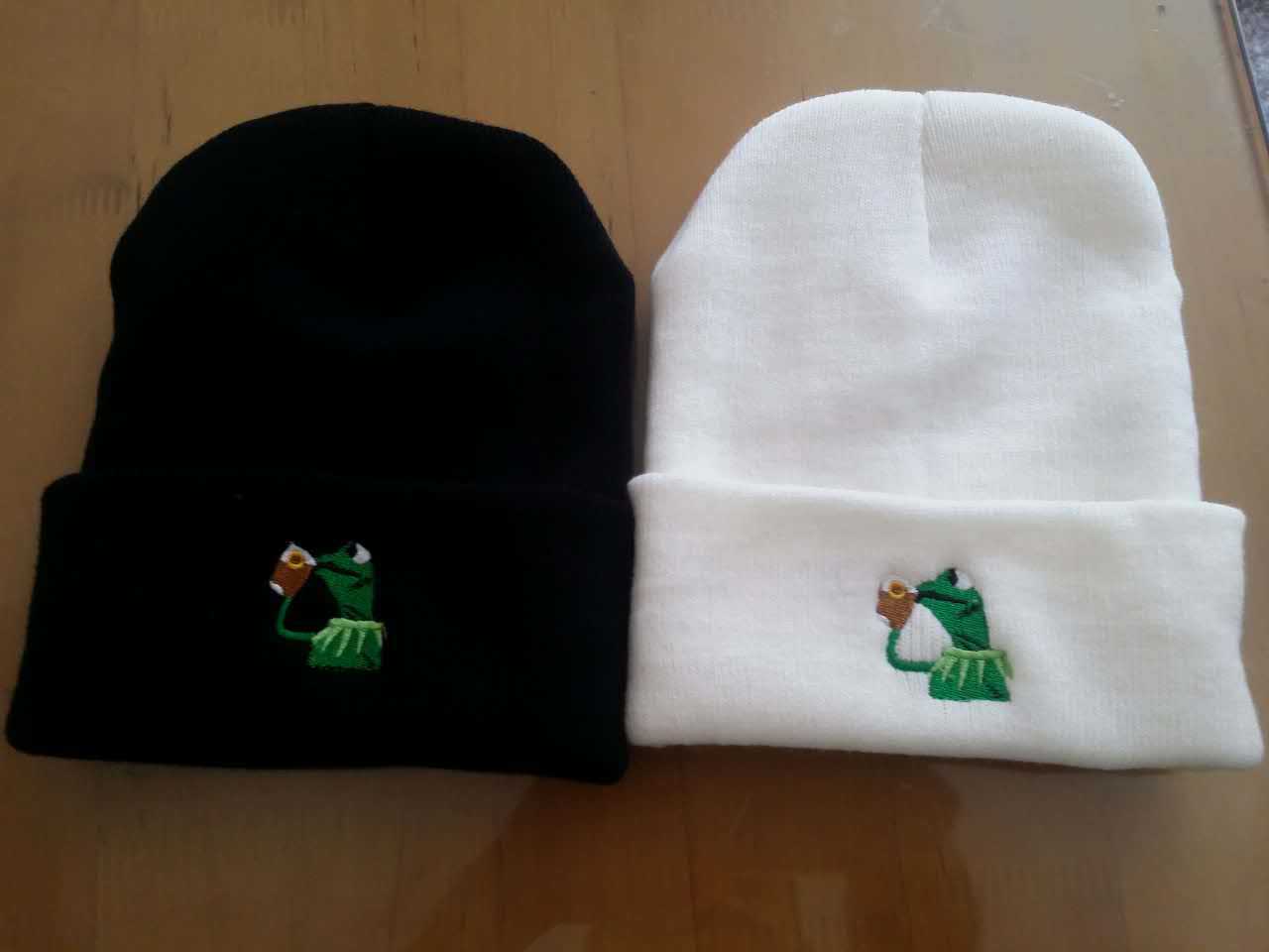 Beanie/Skull Caps Frog Embroidered Mens Womens Designer Skullcaps Hip Hop Casual High Street Hats Male Female Funny Beanie, Black
Beanie/Skull Caps Frog Embroidered Mens Womens Designer Skullcaps Hip Hop Casual High Street Hats Male Female Funny Beanie, Black