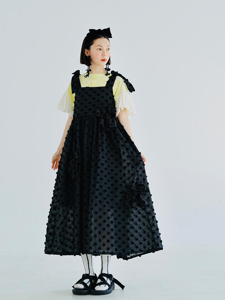 Casual Dresses Imakokoni Summer Cut Flower Bow Suspender Dress Mid-length Skirt For Women Halter DressCasual, Black
Casual Dresses Imakokoni Summer Cut Flower Bow Suspender Dress Mid-length Skirt For Women Halter DressCasual, Black