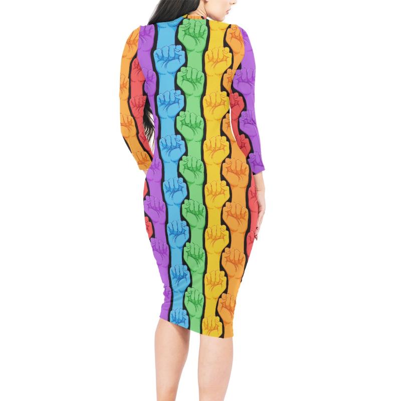 Casual Dresses Pride PowerD40--1 Subliminal Print Long Sleeve Sheath DressCasual, Custom your design
Casual Dresses Pride PowerD40--1 Subliminal Print Long Sleeve Sheath DressCasual, Custom your design