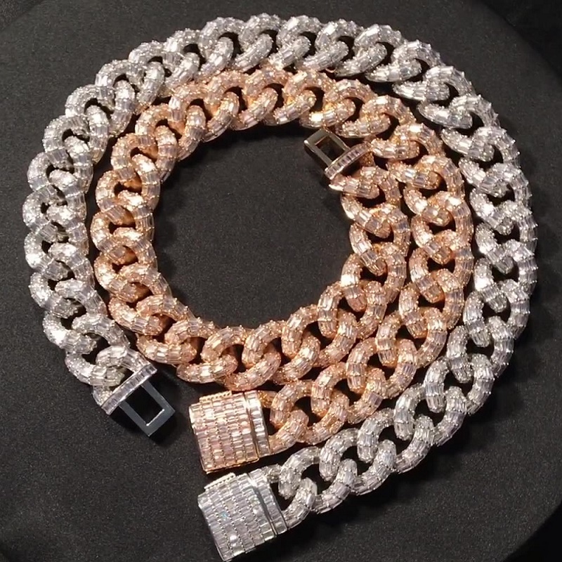 Mens Gold Cuban Link Chain Necklaces Fashion Hip Hop Necklaces Jewelry Full Diamonf Iced Out Chains Necklace
Mens Gold Cuban Link Chain Necklaces Fashion Hip Hop Necklaces Jewelry Full Diamonf Iced Out Chains Necklace