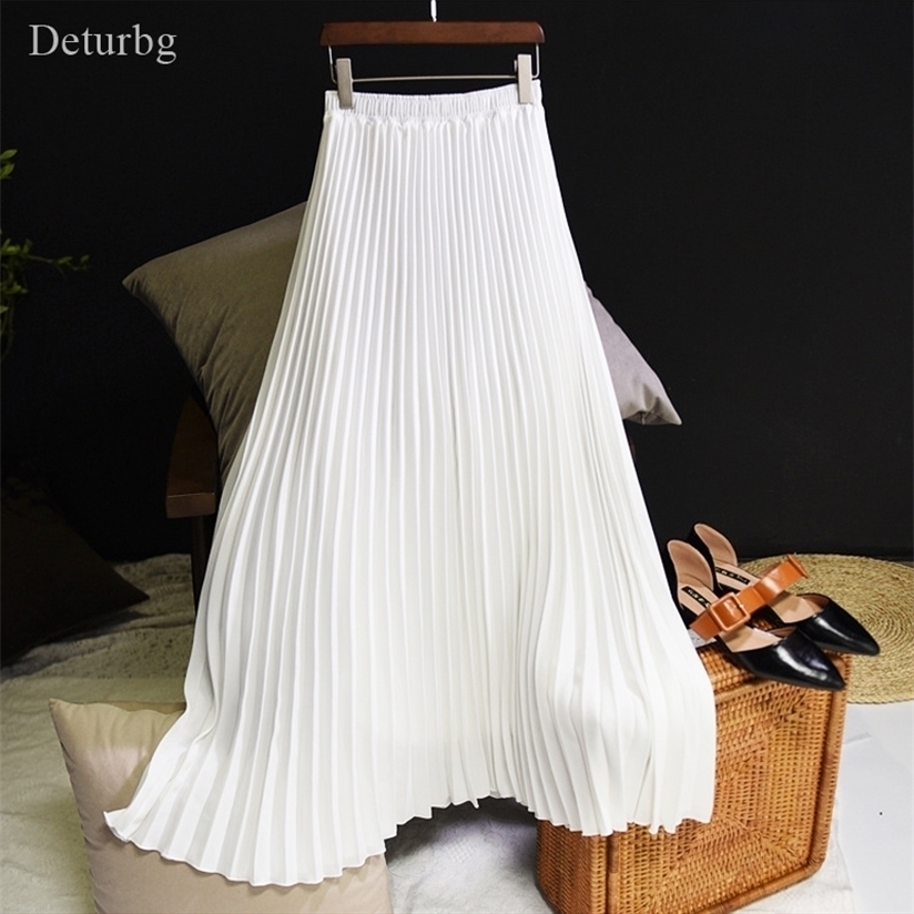 Womens Fashion Pleated Midi Long Skirt Female Korean Japanese Casual High Waist Skirts Jupe Faldas 10 Colors Spring SK295 220322, Khaki
Womens Fashion Pleated Midi Long Skirt Female Korean Japanese Casual High Waist Skirts Jupe Faldas 10 Colors Spring SK295 220322, Khaki