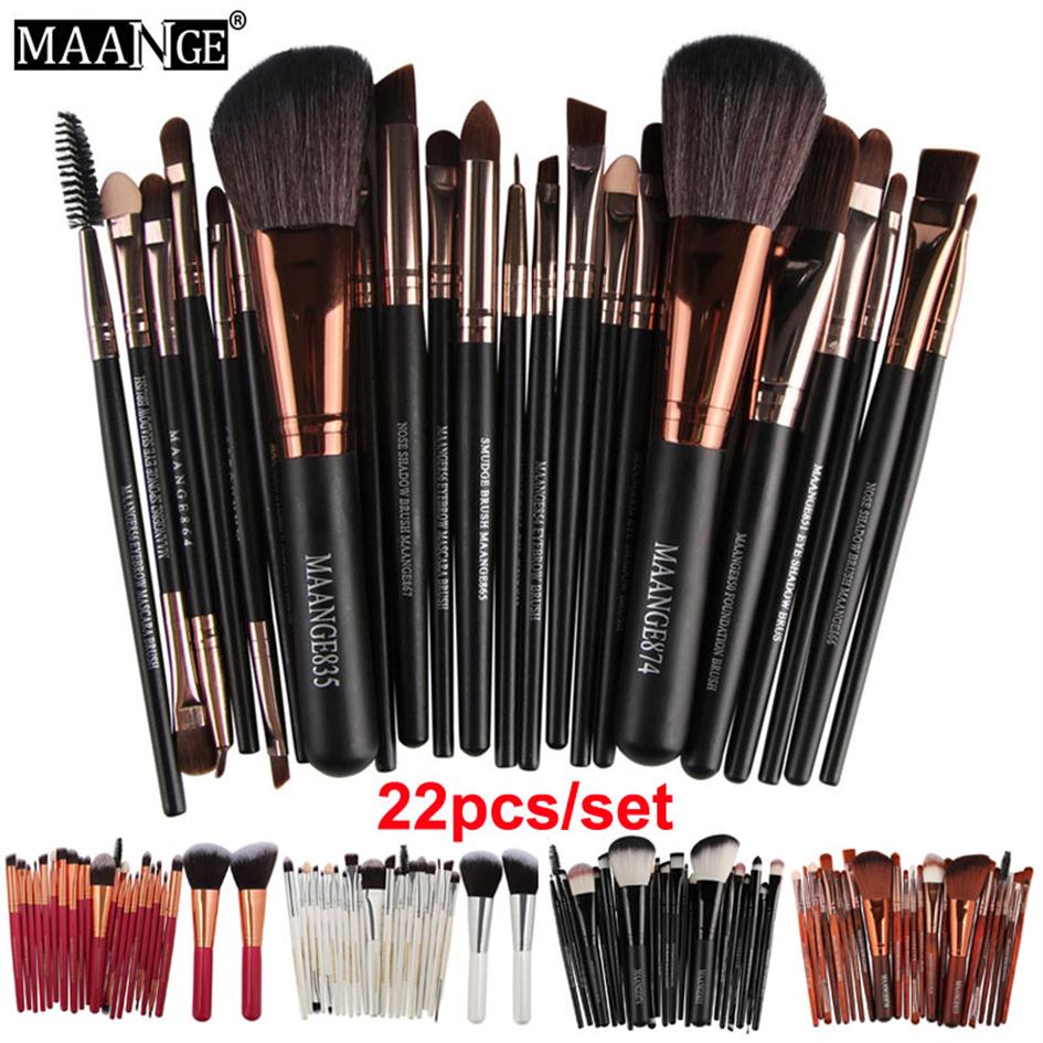 22pcs Set Maange Professional Makeup Brushes Eyebrow Eyeshadow Makeup Brush Set Powder Foundation Lips Eyes Cosmetic brushes Tools297h
22pcs Set Maange Professional Makeup Brushes Eyebrow Eyeshadow Makeup Brush Set Powder Foundation Lips Eyes Cosmetic brushes Tools297h