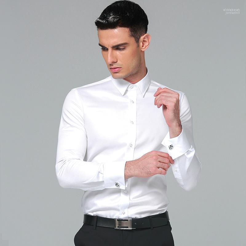 Men's Dress Shirts High Quality 2022 Brands Regular Fit For Men Business Long Sleeve Cufflink Cotton Solid Color Camisas De HombreMen's Eldd, Black
Men's Dress Shirts High Quality 2022 Brands Regular Fit For Men Business Long Sleeve Cufflink Cotton Solid Color Camisas De HombreMen's Eldd, Black