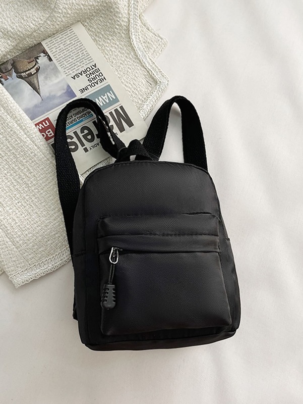 Kids Minimalist Double Zipper Backpack SHE