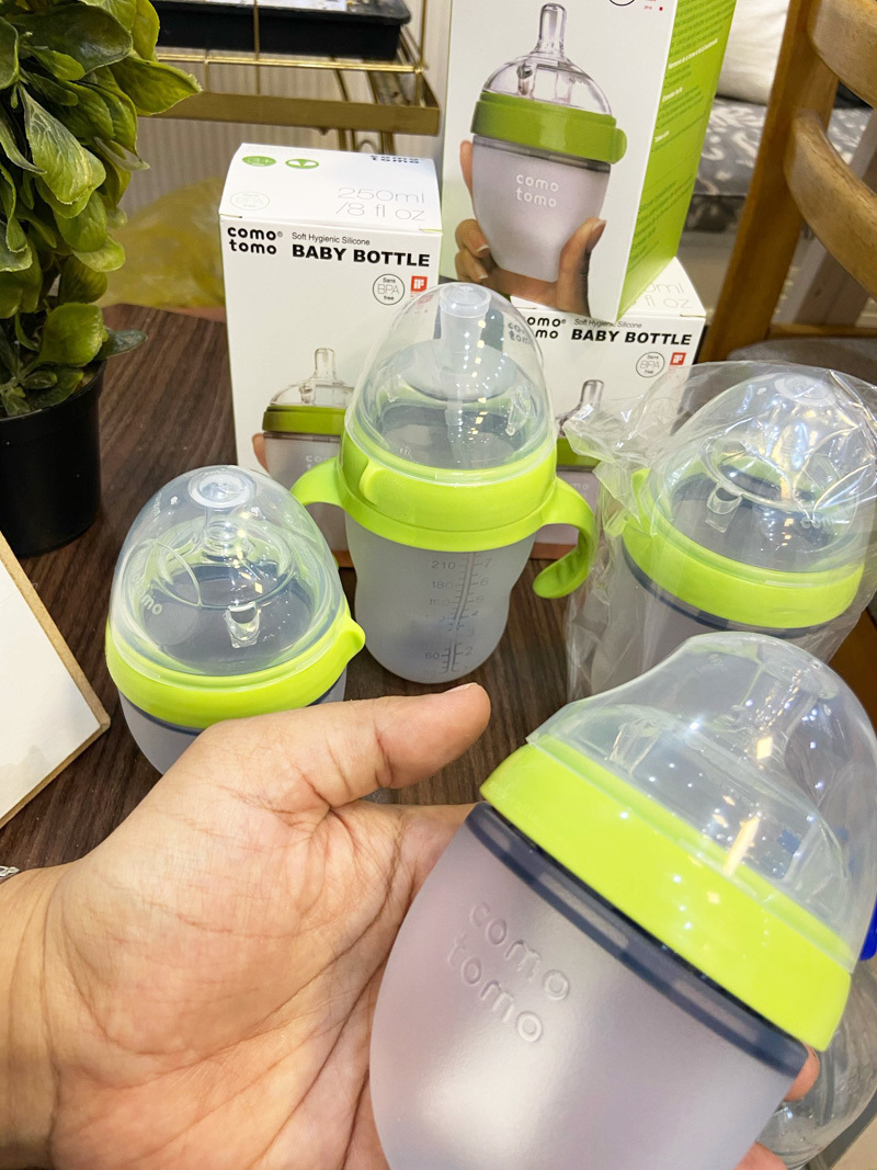 mamadeira Baby Bottle Green 250ml(8oz) pink 150ml(5oz) baby milk feeding bottle with handle bottle children 220512